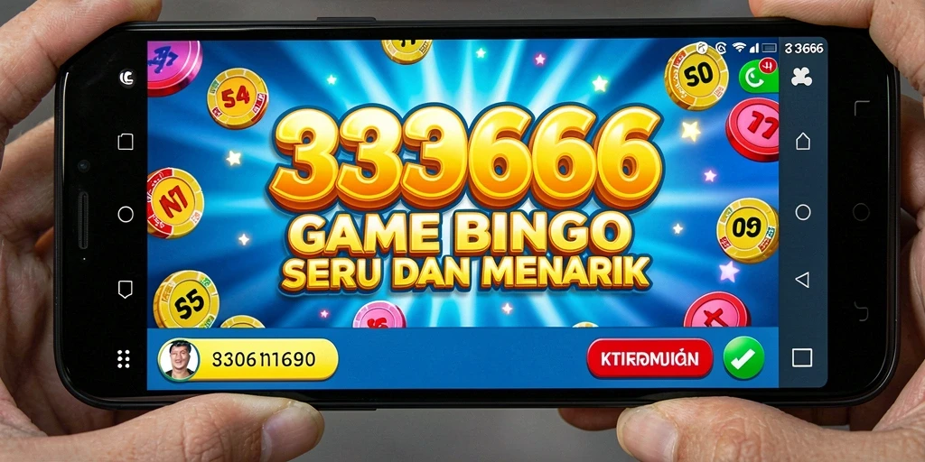 Tampilan gameplay Bingo yang seru dan interaktif di 333666.