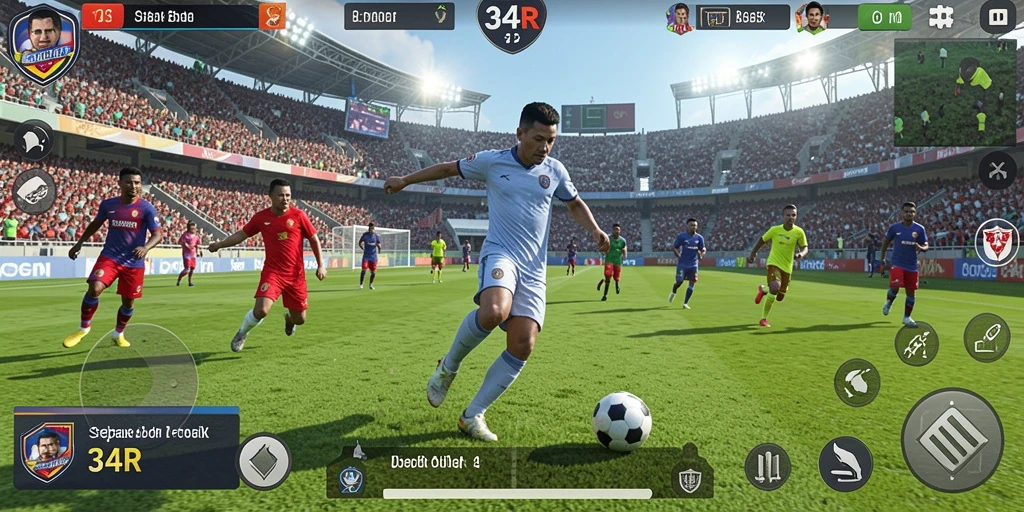 Tangkapan layar dari gameplay mendebarkan di 34R.