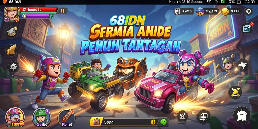 Screenshot gameplay menarik dari 68IDN yang menunjukkan suasana Arcade.