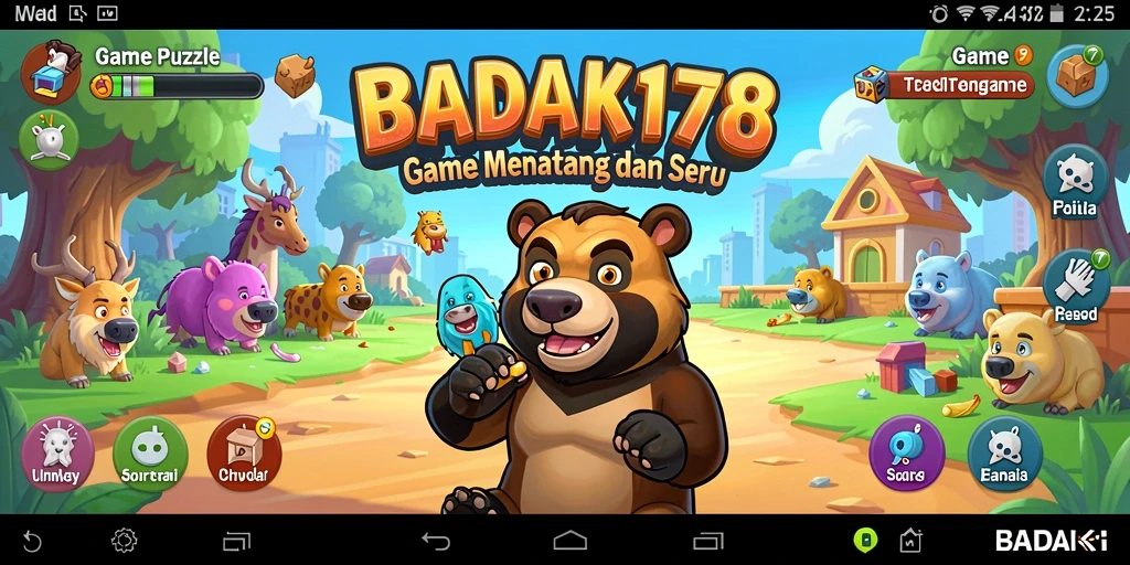 Screenshot gameplay menarik dari BADAK178 yang menampilkan teka-teki seru.