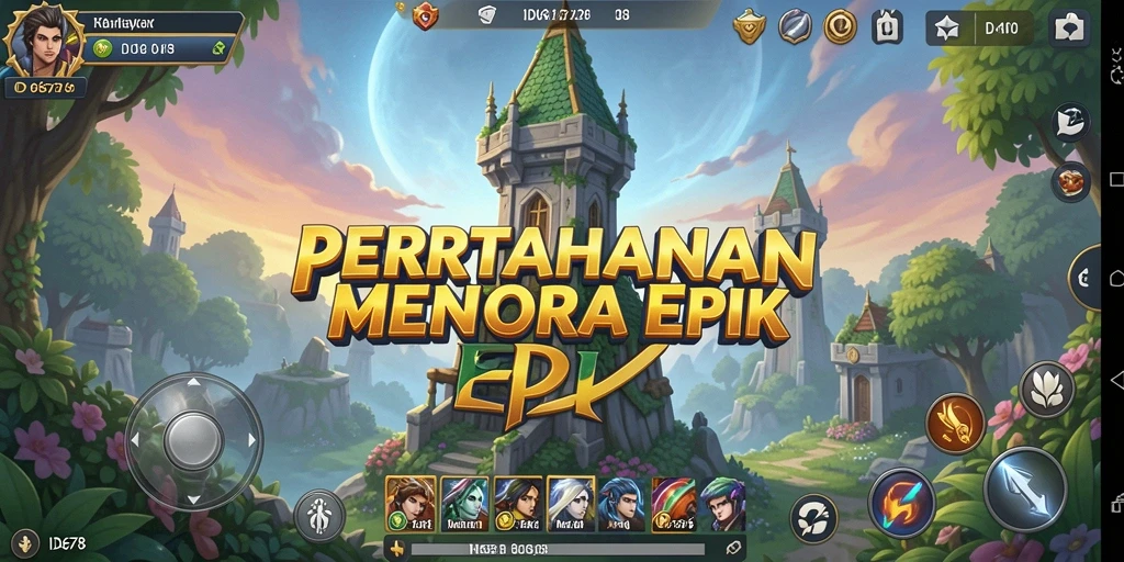 Gameplay menara pertahanan yang menantang dan menarik di ID678.
