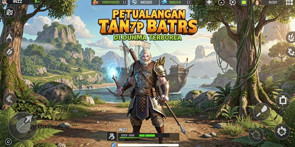 Screenshot menampilkan momen seru dalam gameplay Open World.