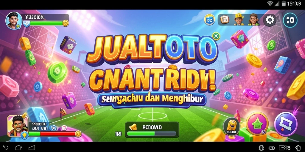 Tampilan gameplay seru dari JUALTOTO dengan banyak tantangan menarik.
