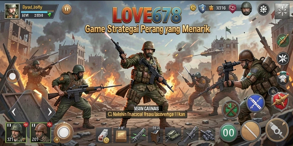 Tampilan gameplay LOVE678 yang menarik dan penuh strategi.