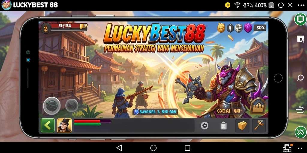 Tampilan gameplay menarik LUCKYBEST88 dengan elemen strategi.