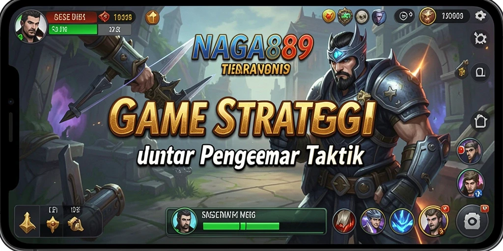 Screenshot NAGA889 menampilkan intensitas dan kecerdasan strategi dalam gameplay.