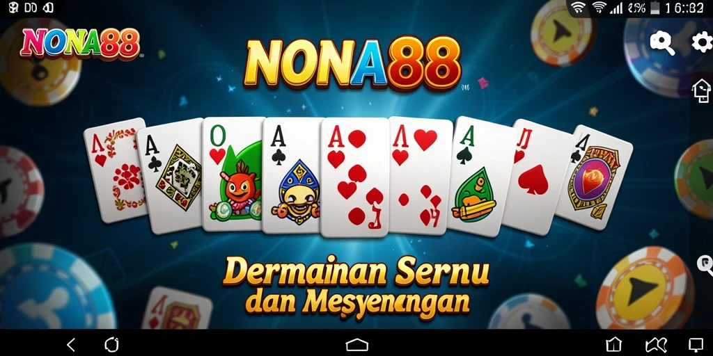 Tampilan gameplay seru di NONA88 saat bermain Domino.