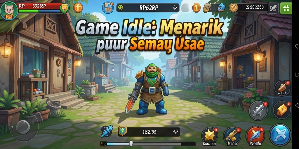 Tampilan gameplay seru RP62RP di layar smartphone.