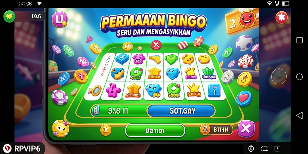 Tampilan gameplay Bingo yang seru dan menegangkan di RPVIP6.