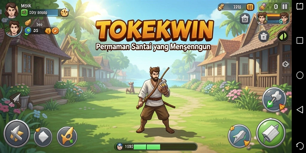 Tampilan gameplay seru dari TOKEKWIN yang menghibur.