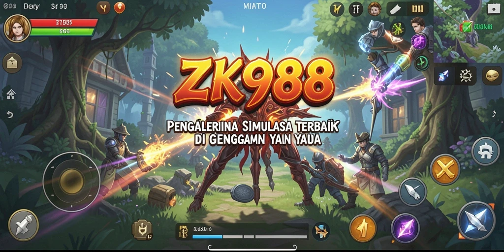 Tampilan gameplay ZK988 yang menarik dengan berbagai skenario simulasi.